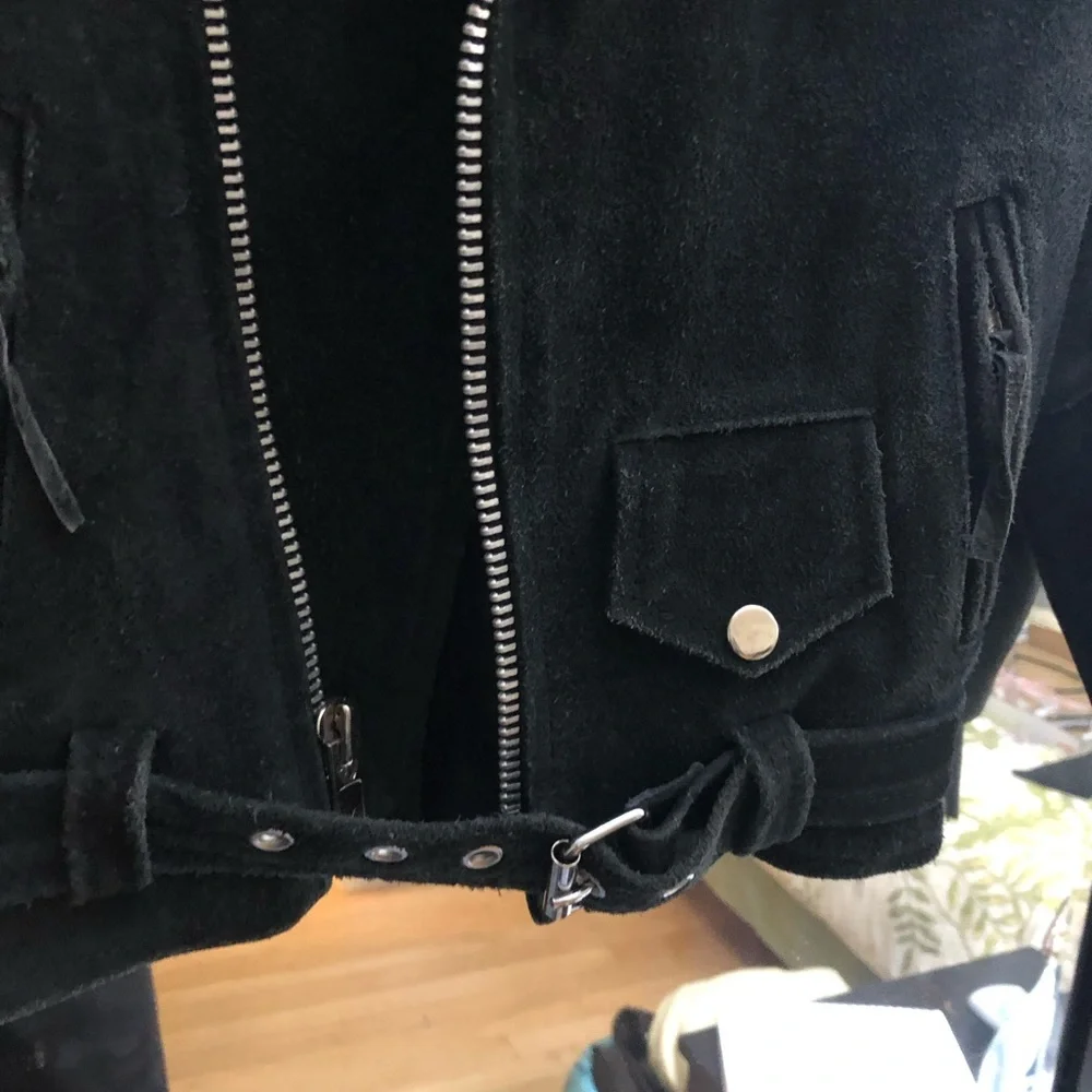 SHAF women’s leather suede jacket - Picture 3 of 6